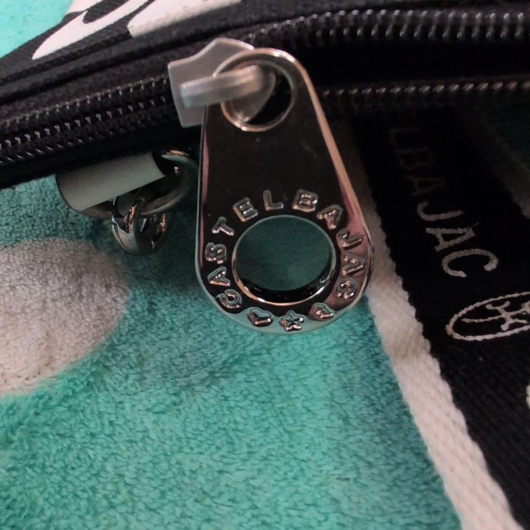 マ*ー様 CASTELBAJAC ショルダーバッグ ブラック/ホワイト