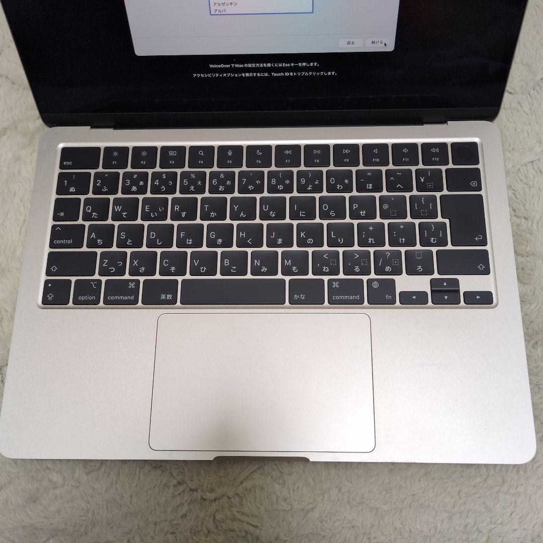 スターライト MacBookAir m2　8GB