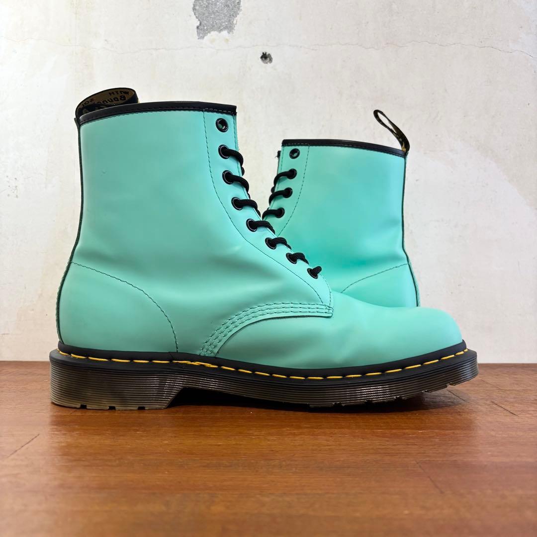 極美品　ドクターマーチン　8ホール　ペパーミントグリーン　28.0センチ