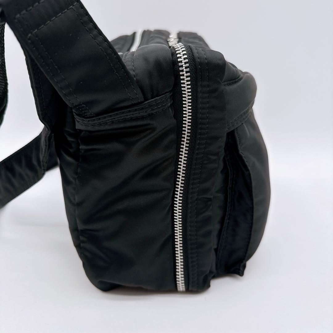 【PORTER】タンカー ショルダーバッグ (L) ブラック 2層