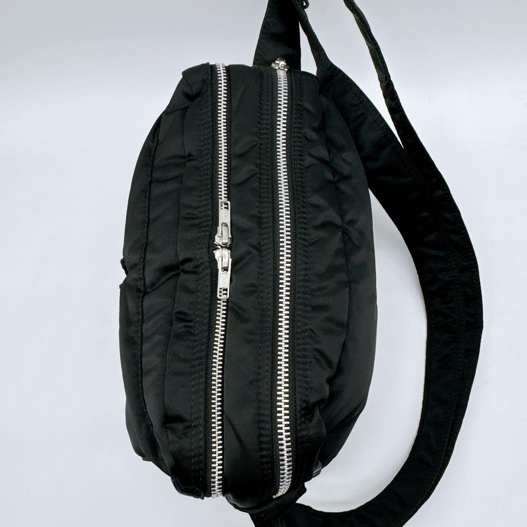 【PORTER】タンカー ショルダーバッグ (L) ブラック 2層