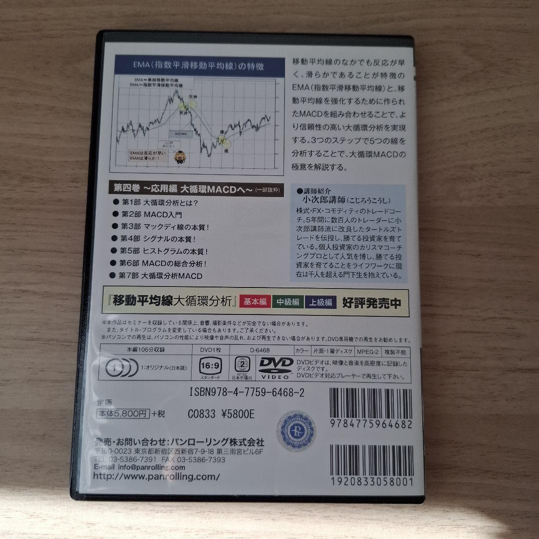 移動平均線 大循環分析 DVDセット6巻 小次郎講師