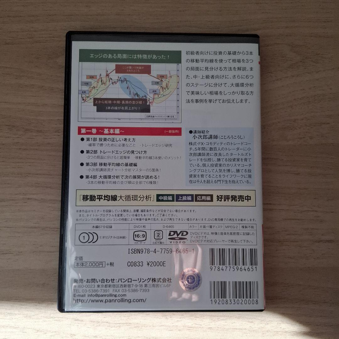 移動平均線 大循環分析 DVDセット6巻 小次郎講師