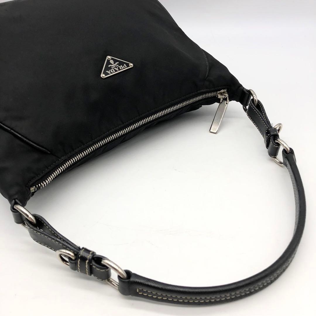 美品✨ PRADA プラダ ワンショルダーバッグ ナイロン ブラック