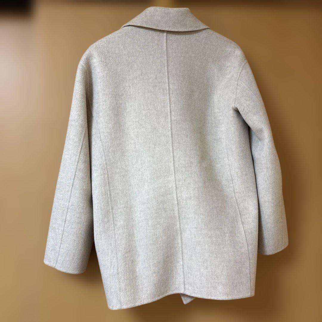 Theory luxe カシミヤ混ダブルフェイスコート