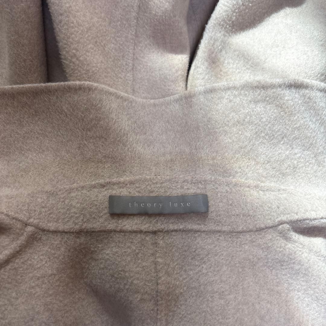 Theory luxe カシミヤ混ダブルフェイスコート