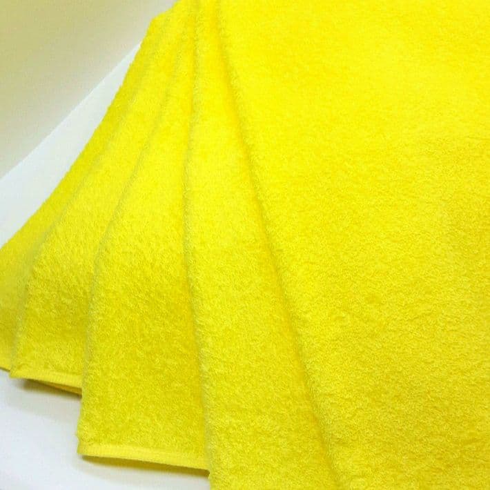 24枚組 新品泉州タオル 高級綿糸コーマコットンフェイスタオル【イエロー】