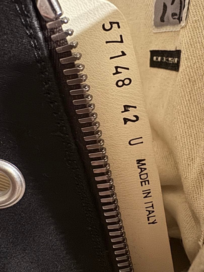 RICK OWENS DRKSHDW 黒キャンバスハイカットスニーカー