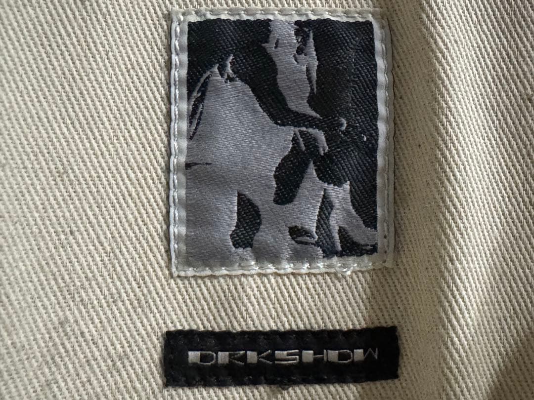 RICK OWENS DRKSHDW 黒キャンバスハイカットスニーカー