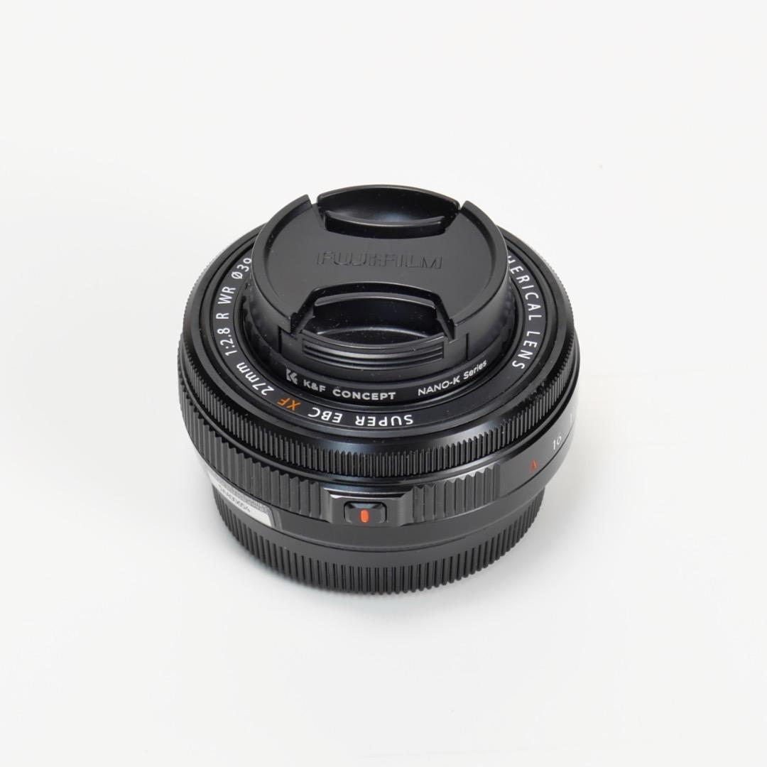 【美品】フジノンレンズ XF27mmF2.8 R WR（フィルター付き）