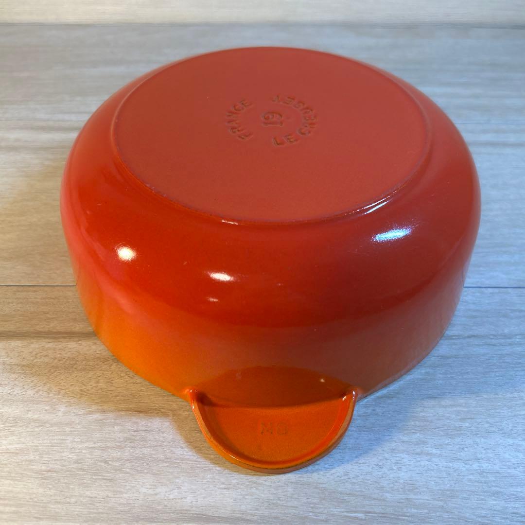 ルクルーゼ　レギュミエ　19cm オレンジ　鍋　両手鍋