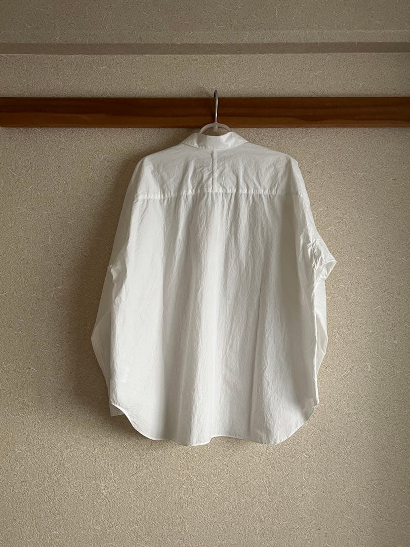 “かぐれ”コットンレギュラーシャツ・オフホワイト・未使用品