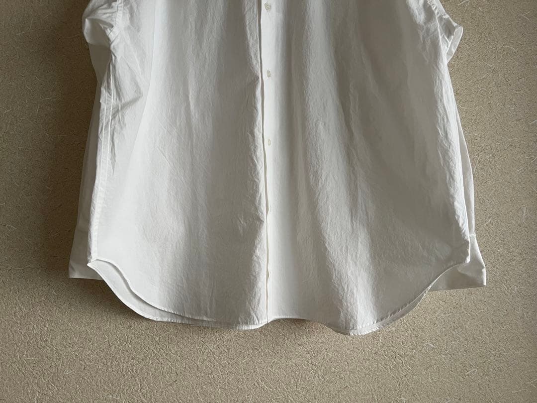 “かぐれ”コットンレギュラーシャツ・オフホワイト・未使用品