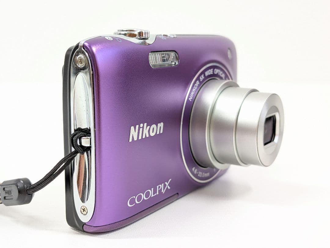 【動作OK】Nikon ニコン COOLPIX S3100 パープル