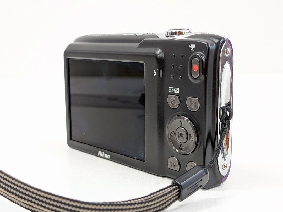 【動作OK】Nikon ニコン COOLPIX S3100 パープル