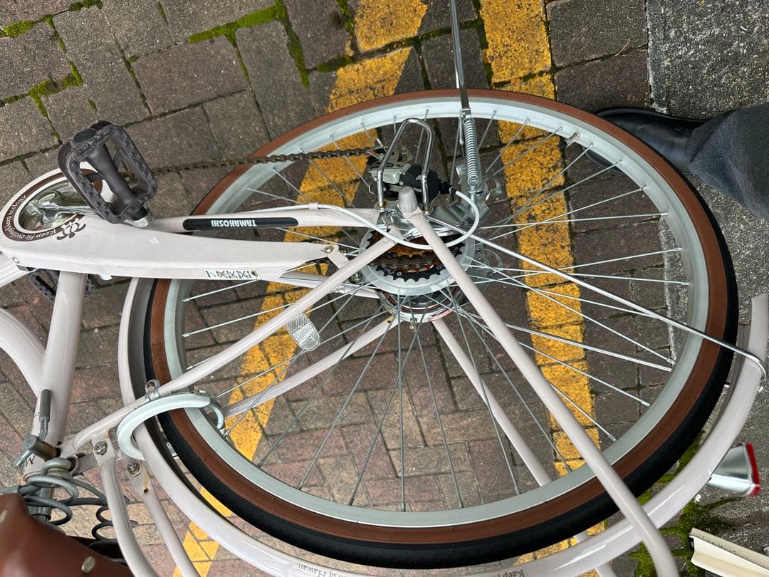 MAHALO 6速　子供用自転車 ピンク色 前部バスケット付き　26インチ