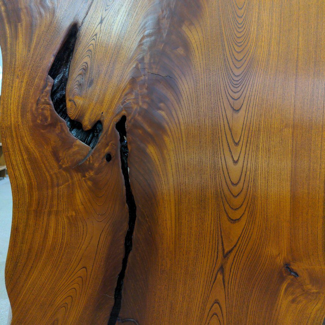 【明谷憲一】最終 未使用 けやき ついたて 衝立