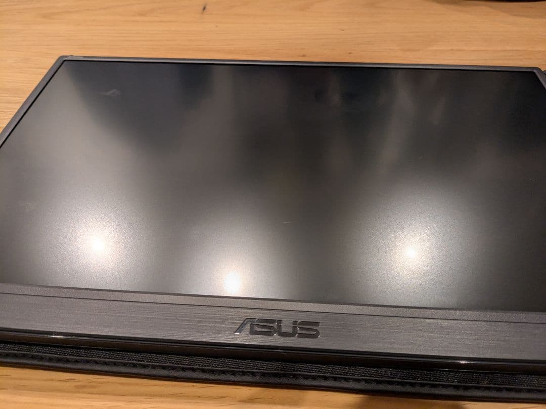ASUS MB165Bディスプレイモニター本体 カバー付き