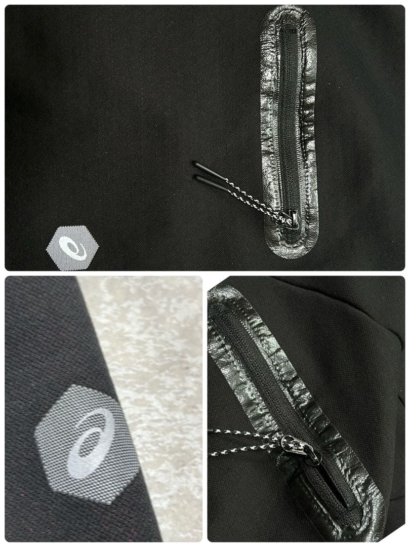 良品 セットアップ アシックス GEL-HEAT フルジップフーディー XL