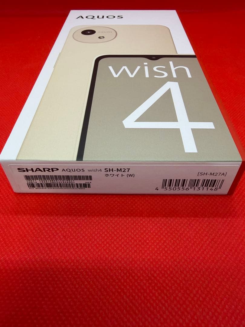 AQUOS wish4 ホワイト美品　楽天モバイル