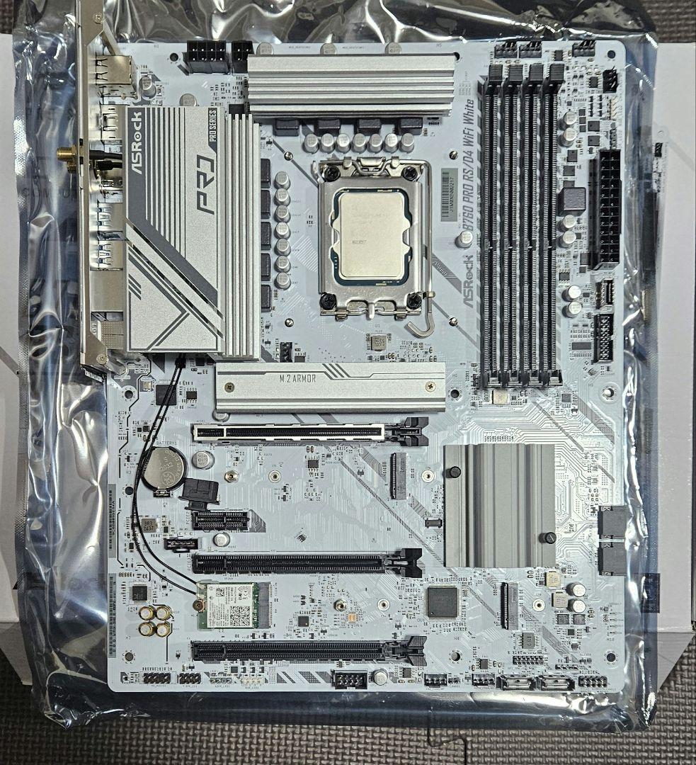 ドスパラ限定 ASRock B760 PRO RS/D4 マザーボード CPU付