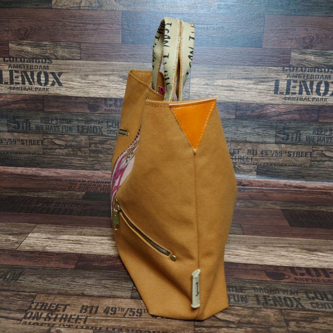 ❣️専用❣️Gypsy/8号帆布トートバッグ/ファスナーポーチ付/ロラライハリス