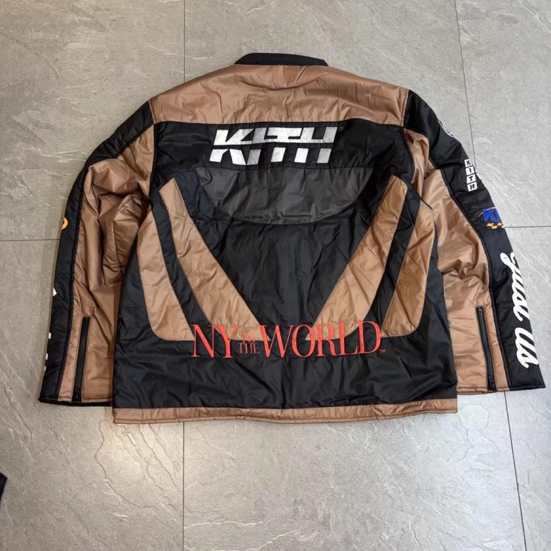 Kith スタジャン Mサイズ ブラウン/ブラック