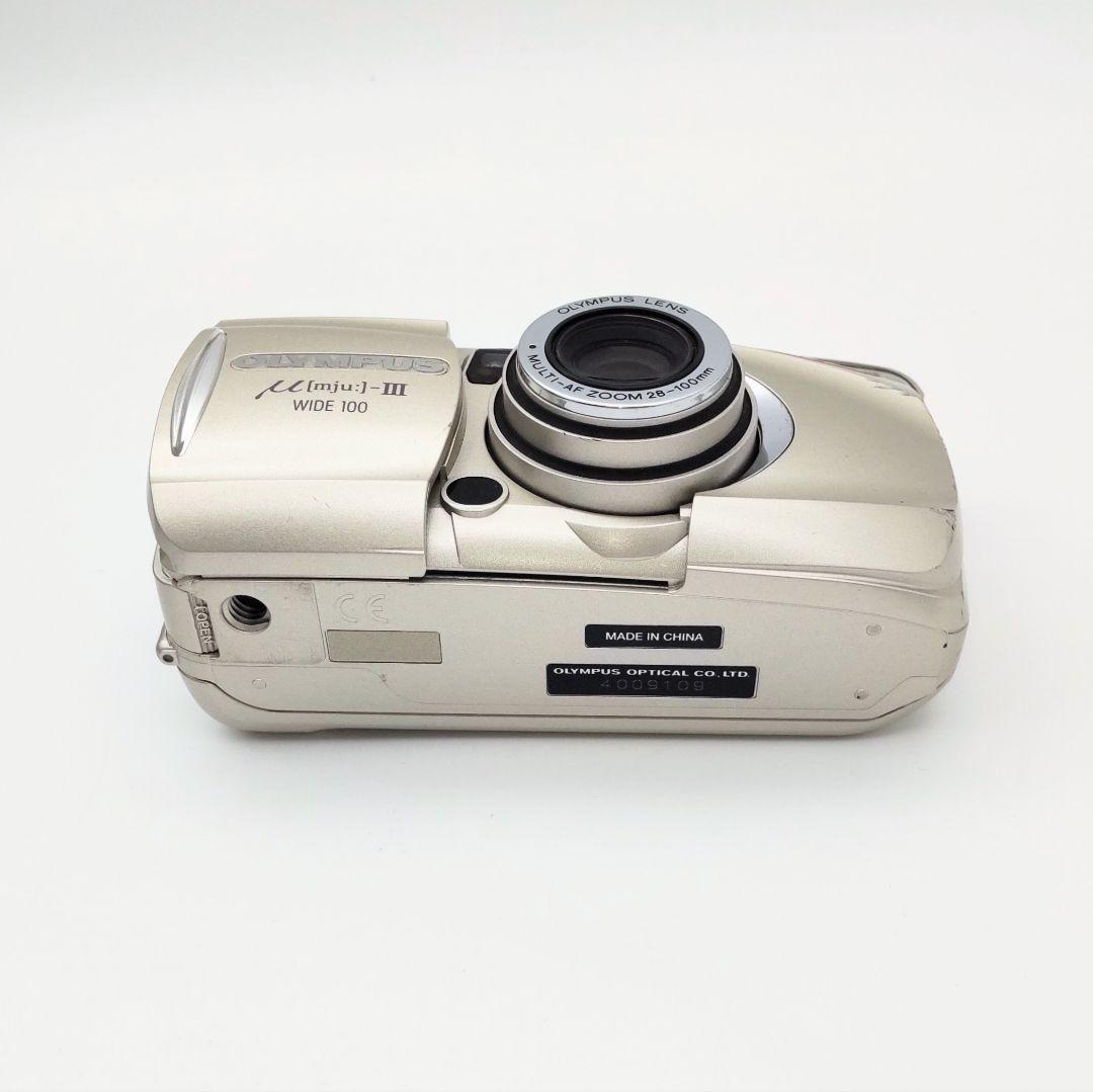 完動品◆良品【風景にオススメ】人気モデルOLYMPUS μ-Ⅲ WIDE 100