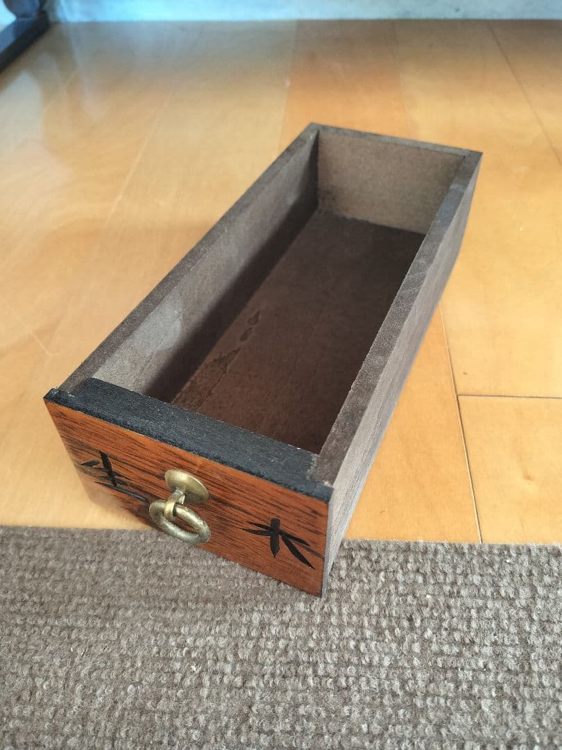 李朝家具 薬箪笥 百味箪笥 百目箪笥 18杯 W800×D300×H400mm