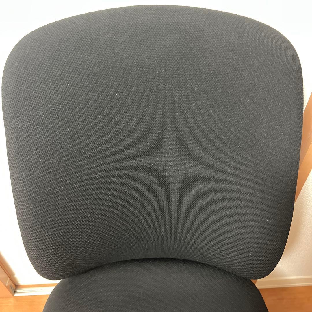 【美品】PLUS オフィスチェア ブラック ハイバック肘なし（KC-K63SL）