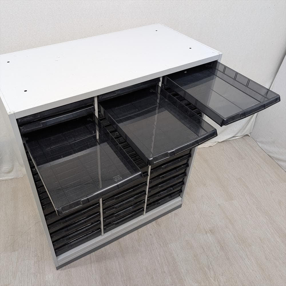 UCHIDA　レターケース　キャビネット　書類ケース　書類入れ　クリアケース