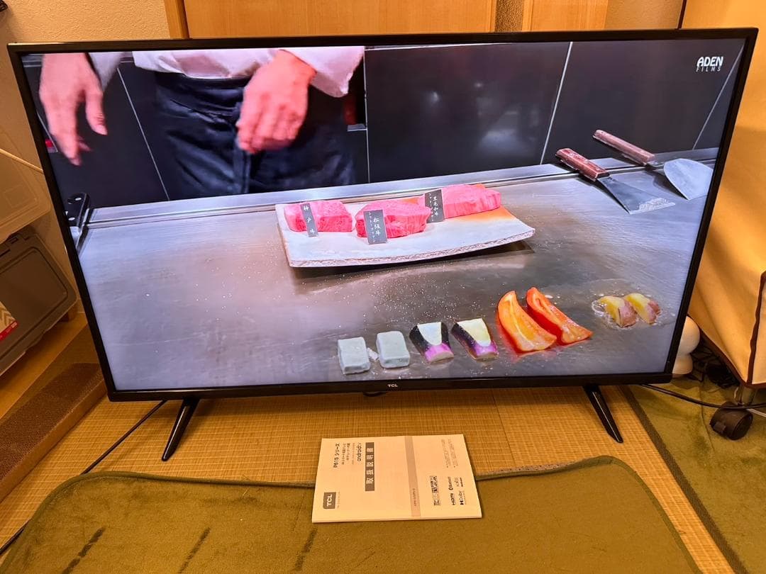 4K対応　スマートテレビ！TCL 43P615 43型　アプリ内蔵式　極美品！