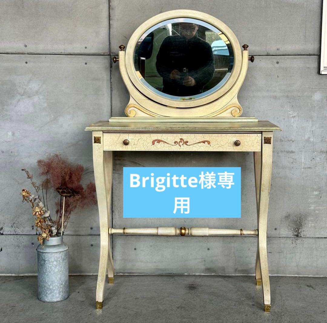 ✿70s✿ ヨーロッパ 手書き装飾 ロココ フレンチ シャビー ドレッサー