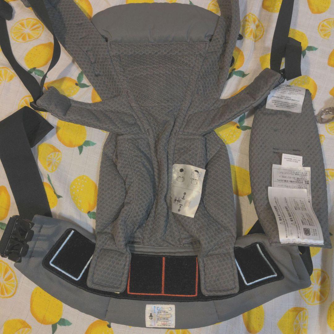 美品　エルゴベビー　オムニブリーズ　グラファイトグレー