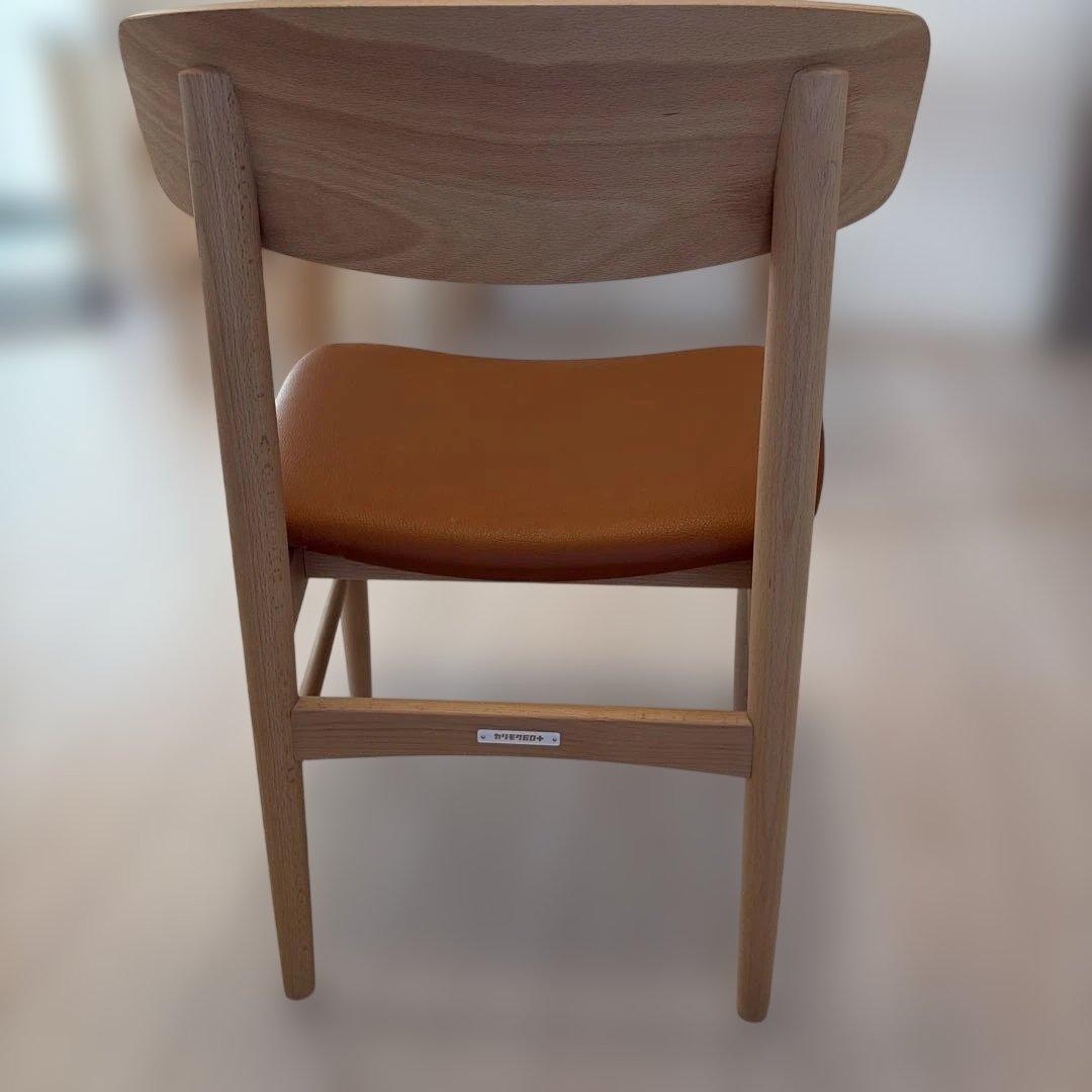 カリモク60 Tチェア リーベルブラウン ① ダイニングチェア（定価6.2万）