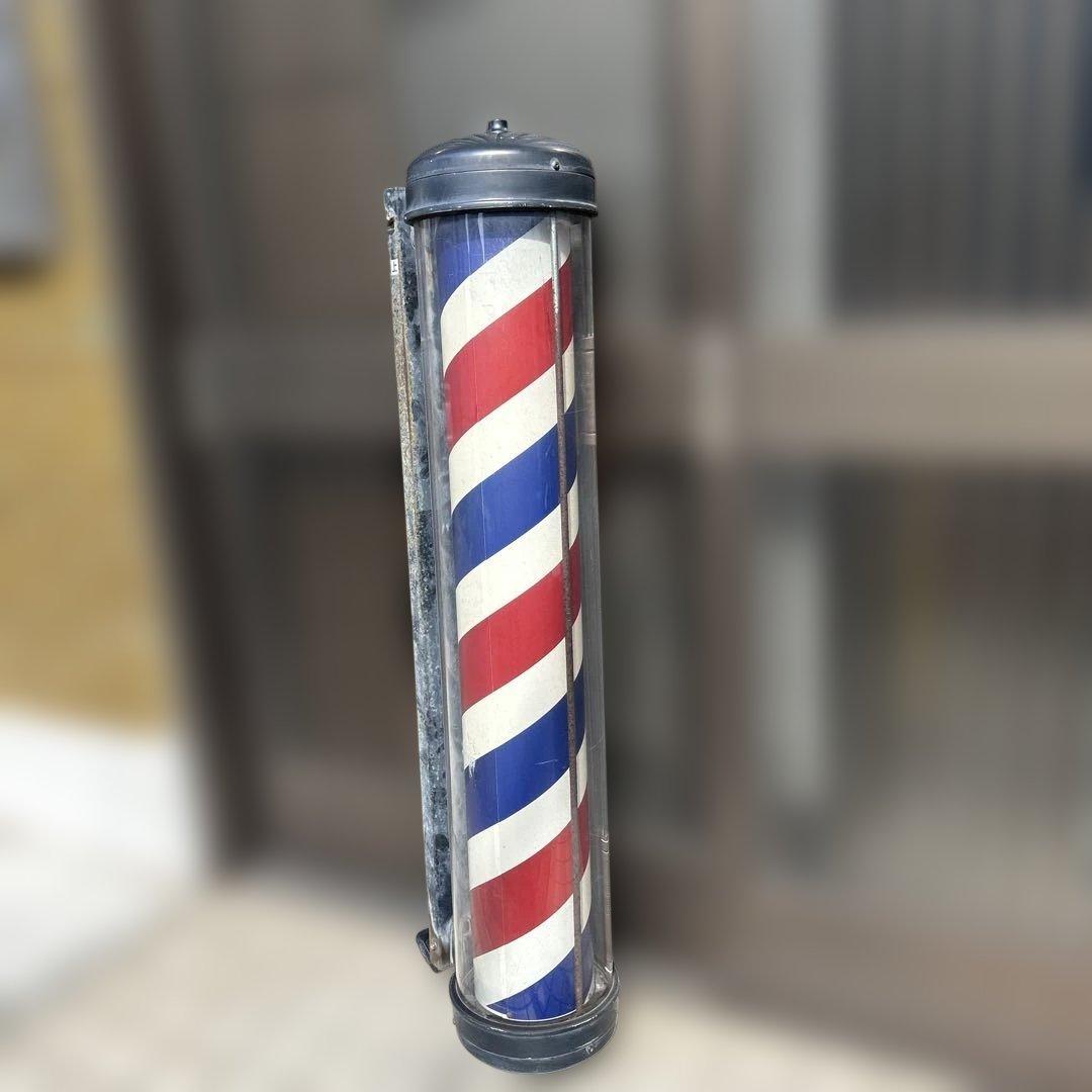 【レトロ】理髪店　床屋　サインポール