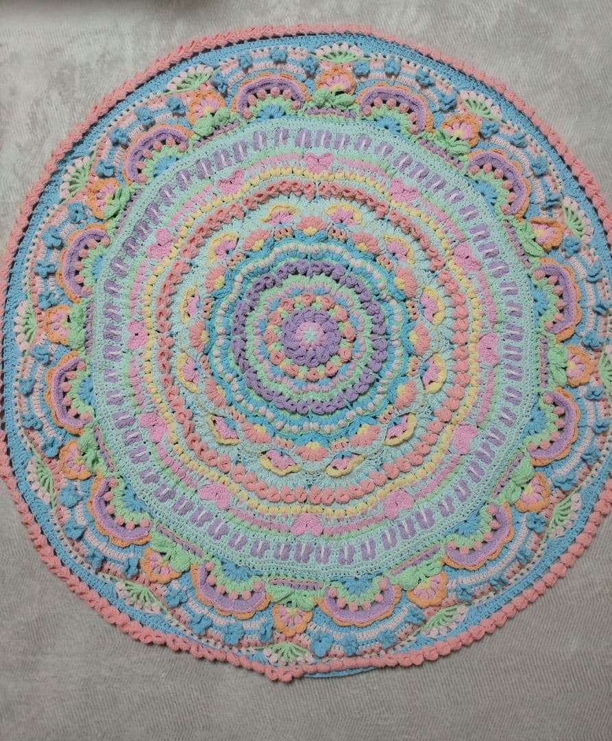 フラワーガーデンマンダラブランケット