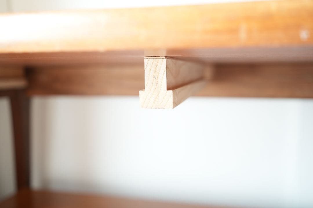 イギリス ヴィンテージ チーク材コーヒーテーブル引出付き