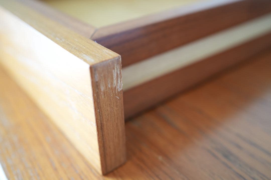 イギリス ヴィンテージ チーク材コーヒーテーブル引出付き