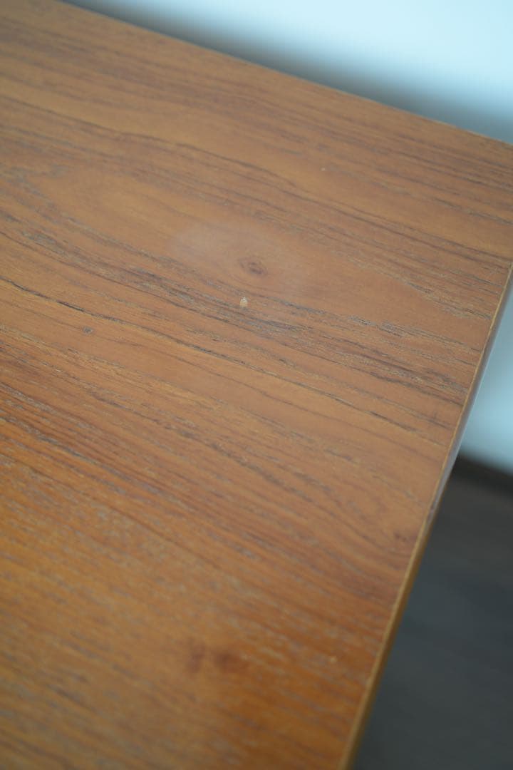 イギリス ヴィンテージ チーク材コーヒーテーブル引出付き