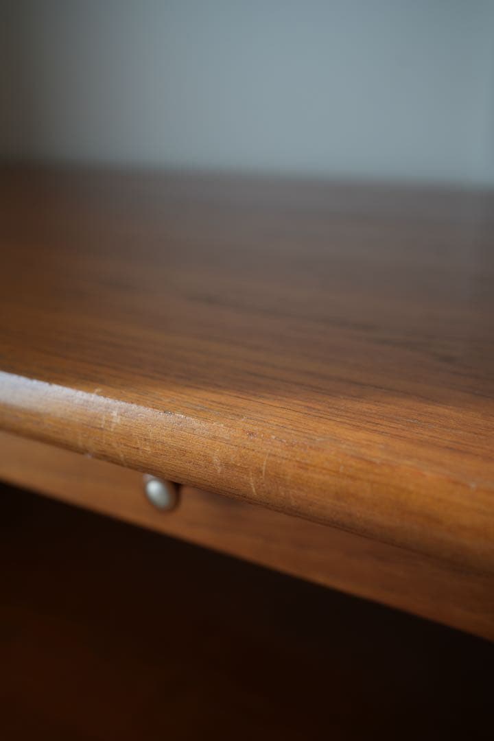 イギリス ヴィンテージ チーク材コーヒーテーブル引出付き