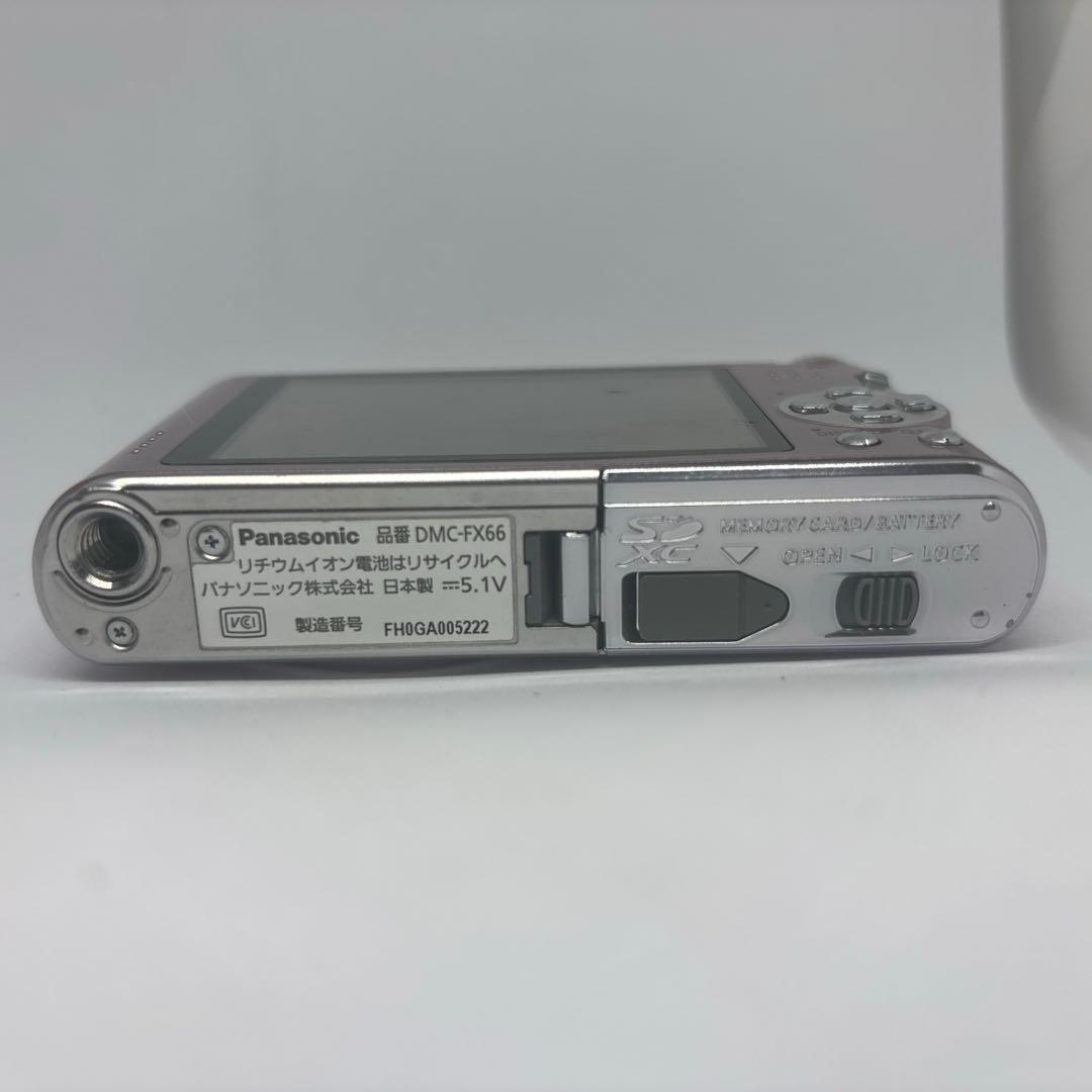 【電池2個 &ケーブル2種類付】LUMIX DMC-FX66 デジカメ