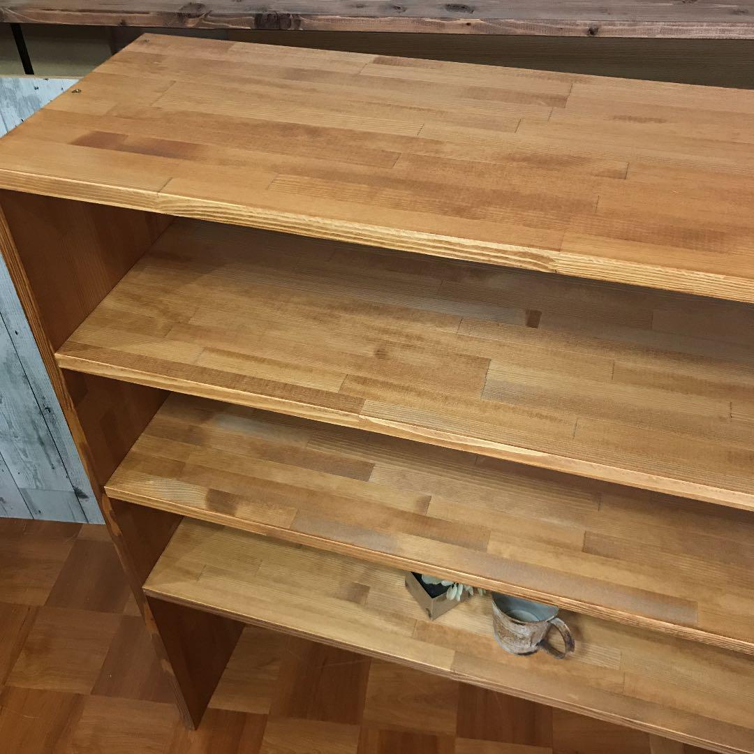 シェルフ 飾り棚 幅85cm パイン集成材