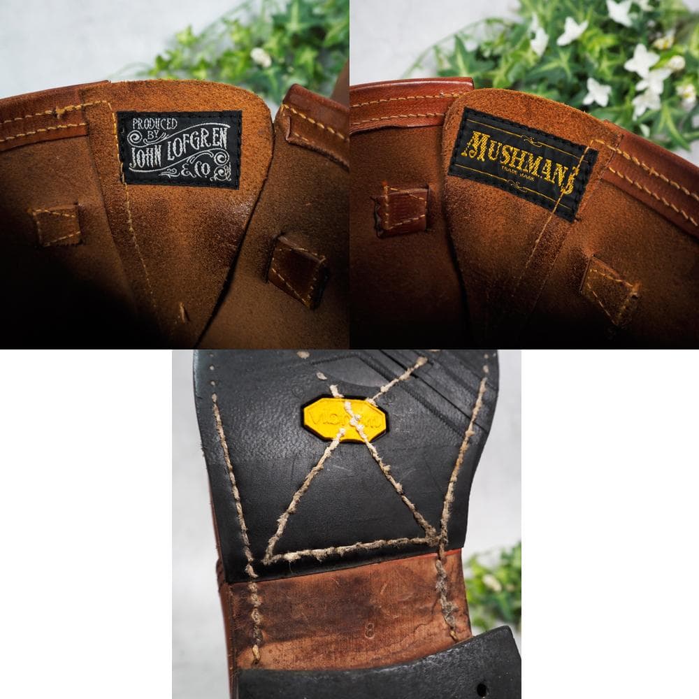 靴 JOHN LOFGREN MUSHMANS Engineer Boots 8