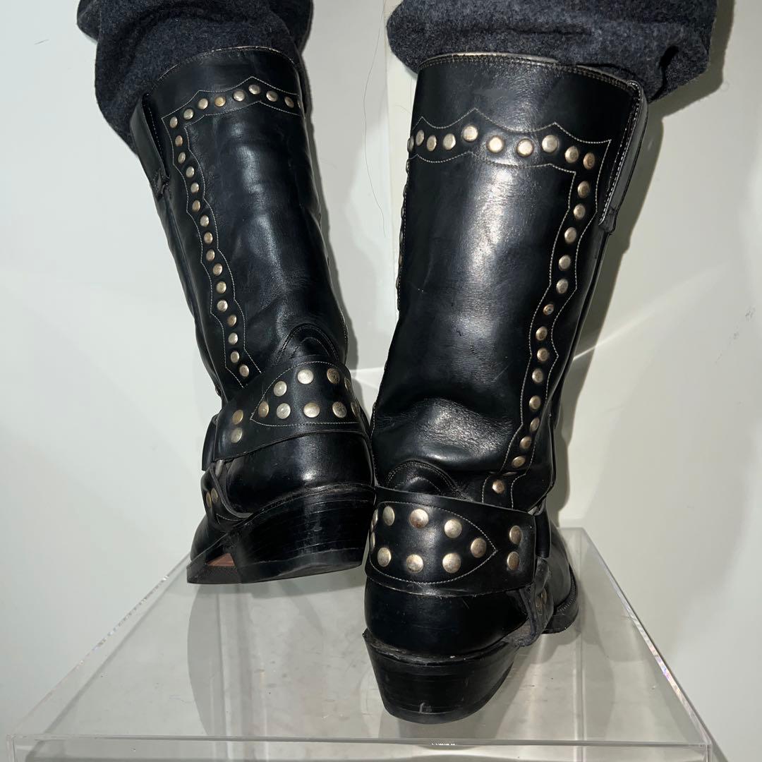 vintage スタッズ エンジニアブーツ y2k diesel yello