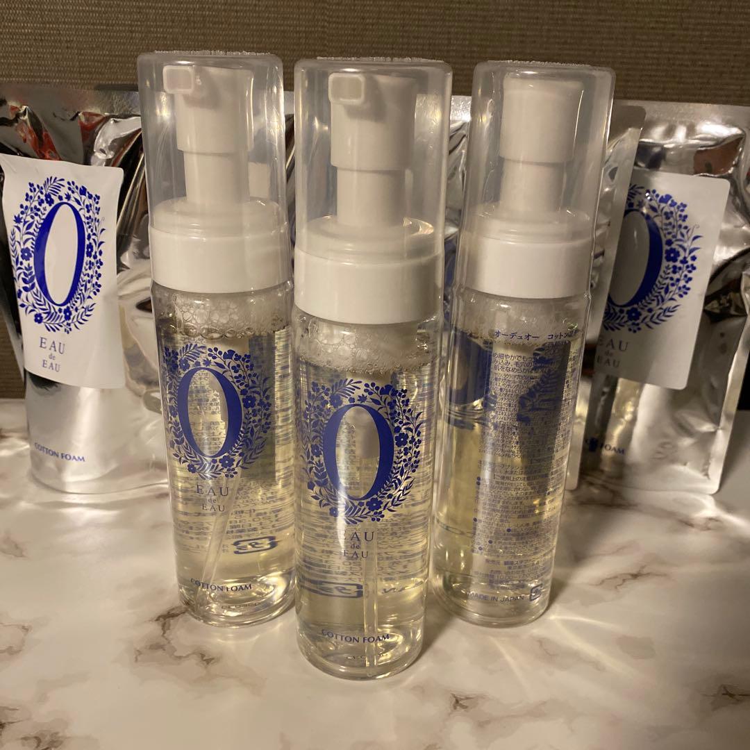 オーデュオーコットンフォームMM 洗顔料 200ml×3本 + リフィル5袋