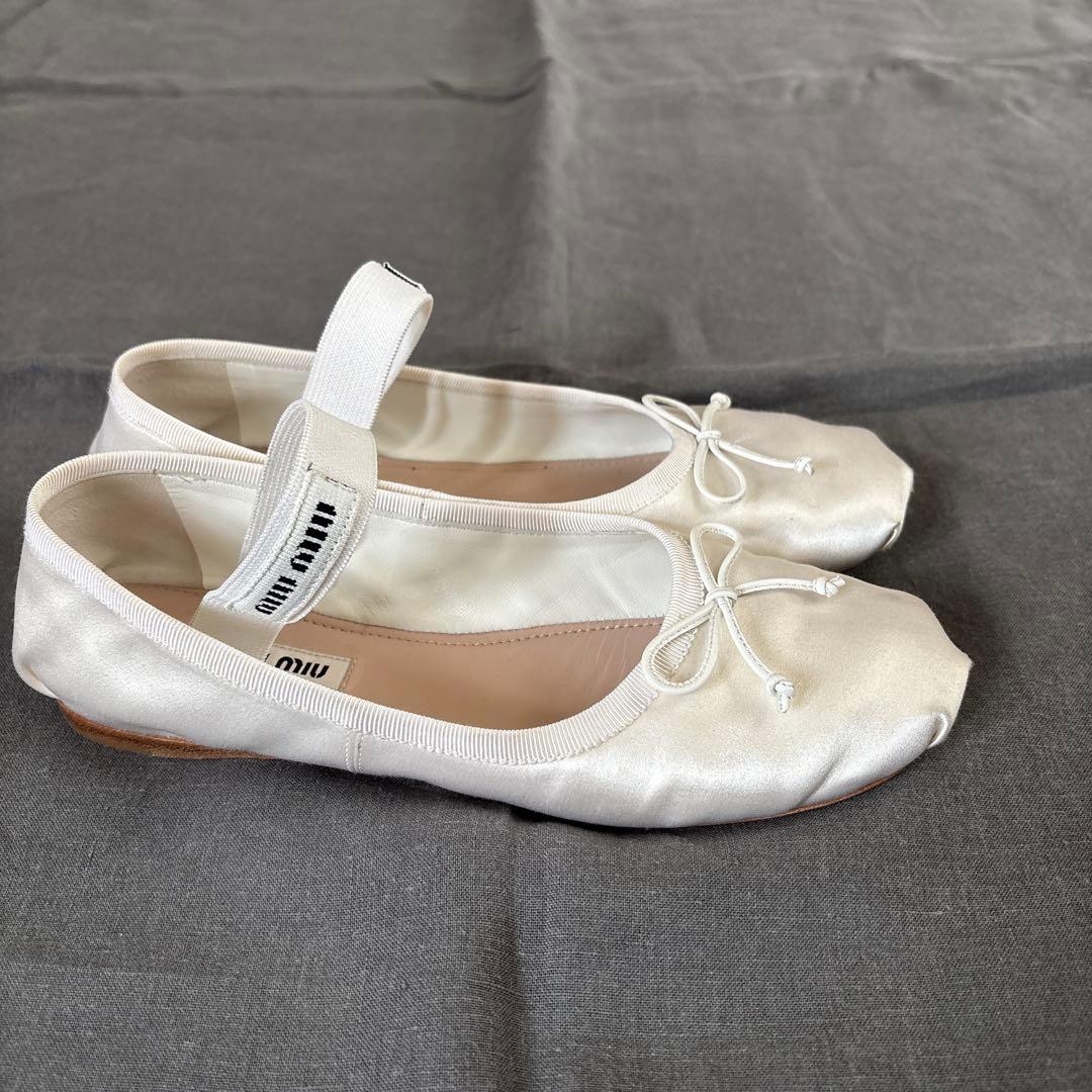 MIU MIU ミュウミュウ　バレリーナ　フラット　バレエシューズ　35 1/2