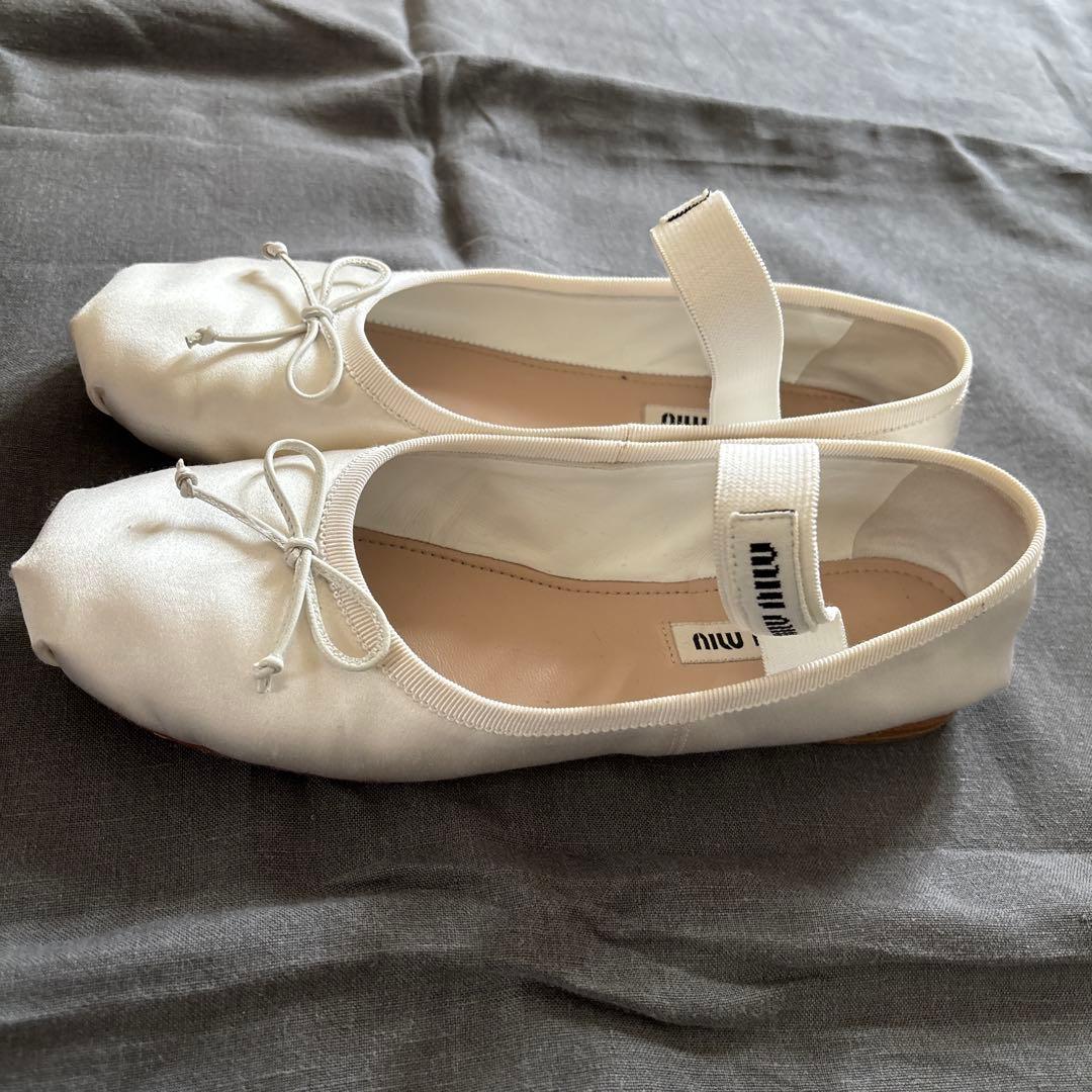 MIU MIU ミュウミュウ　バレリーナ　フラット　バレエシューズ　35 1/2