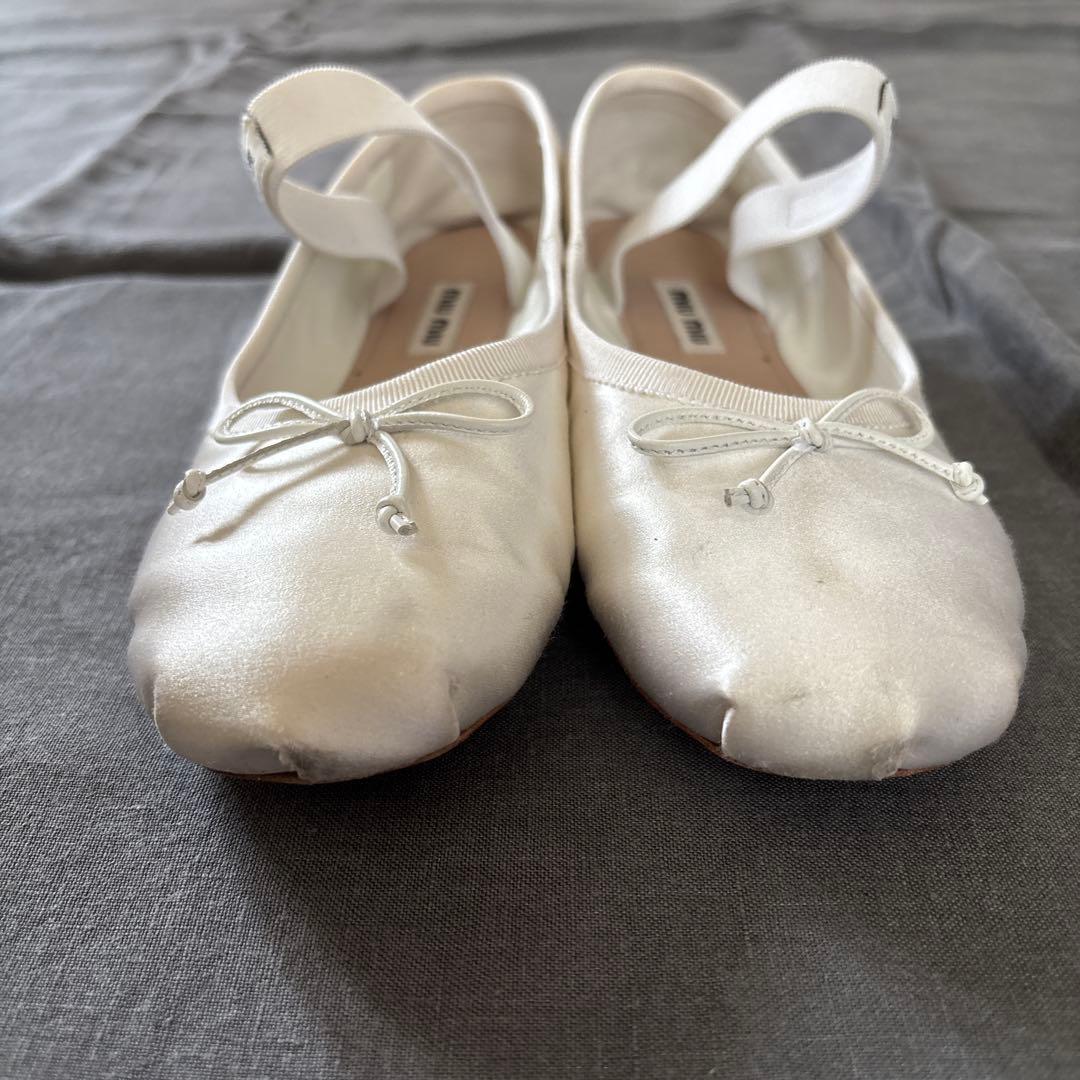 MIU MIU ミュウミュウ　バレリーナ　フラット　バレエシューズ　35 1/2