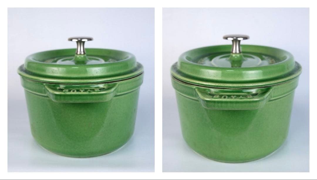 STAUB ✨ストウブ ピコ・ココット オーバル 23 希少カラー　アボカド